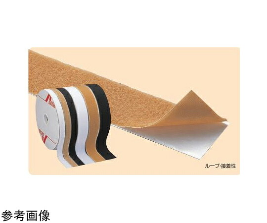 酒井医療 ベルクロ・ループ 接着性 5.0cm×25m ホワイト AA9467LA 1巻