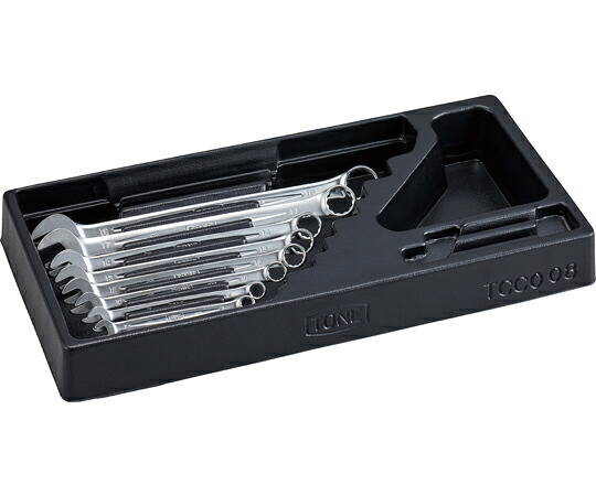 【大型直送商品】TONE コンビネーションスパナセット 0.8kg CS80C 1式