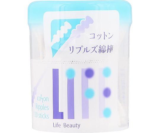 平和メディク ライフ コットンリプルズ綿棒 1ケース（120本×144個入） 6176 1ケース(120本×144個入)