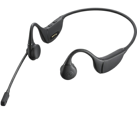 サンワサプライ 骨伝導ヘッドセット MM-BTSH65BK 1セット