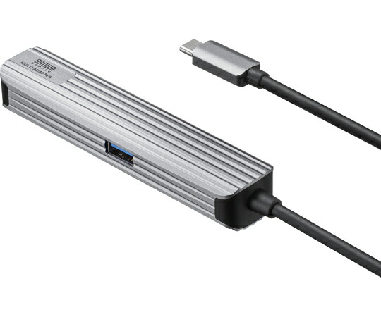 サンワサプライ USB Type-Cマルチうつり変わりアダプター（HDMI+ローカルエリアネットワーク付） USB-3TCHLP7S-1 1仕掛ける