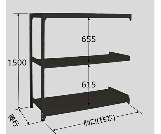 サカエ ラークラック 継ぎ合わせる 黒いこと 3段 1490×452×1500粍 RLK-9523R 1台 医薬品・コンタクト・介護-その他-治療機器