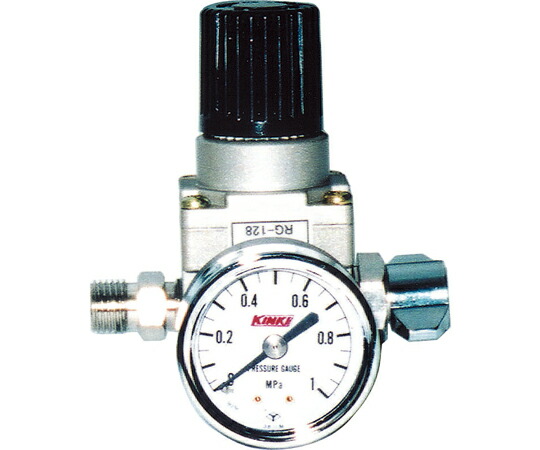 近畿製造所 減圧弁メーターニップルジョイント付 RG-128 RG128 1個