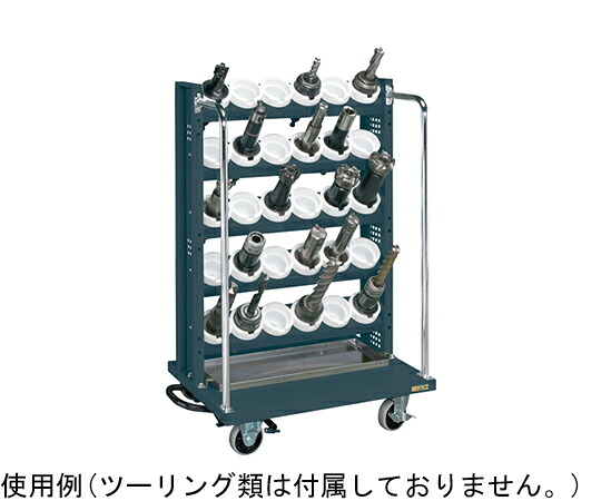 サカエ ツーリングワゴン（TLR5段タイプ W790 フットブレーキ付 ダークグレー色）W790×D600×H1230mm ダークグレー TLR-35AJKBRD 1個