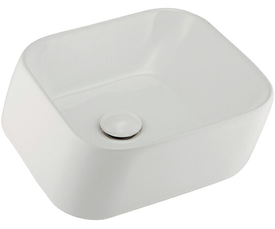 カクダイ 角型手洗器 ホワイト 493-239-W 1個