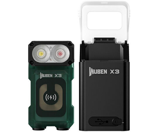 ウーベン コンパクトフラッシュライト グリーン X3-GR 1台 13,023円
