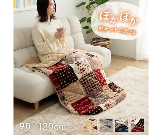 イケヒコ・コーポレーション カルド　ポケットこたつ布団 こたつ布団 ポケットこたつ グレー 90×120cm 1171980135199 1枚