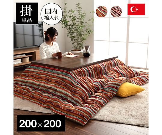 イケヒコ・コーポレーション アシュリー こたつ布団 掛布団 ブルー 200×200cm 1151730042903 1枚