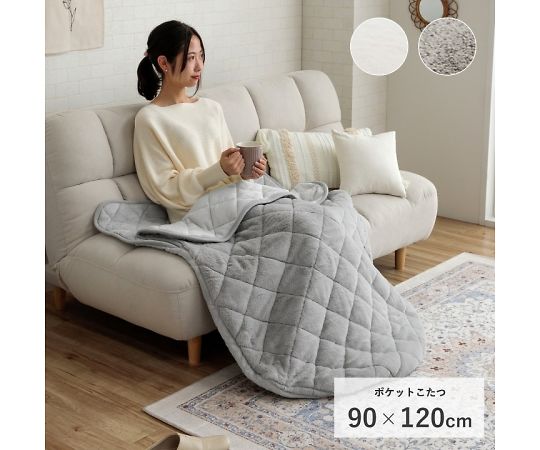 イケヒコ・コーポレーション ラピアス こたつ布団 ポケットこたつ スノーホワイト 90×120cm 1172331275199 1枚