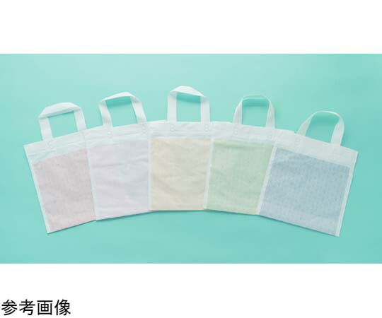 アズワン 標準尺度不織布+PE繰り返し御徒面子 青海波柄 紫 1箱(500個入) 1693271 1箱(500個入)
