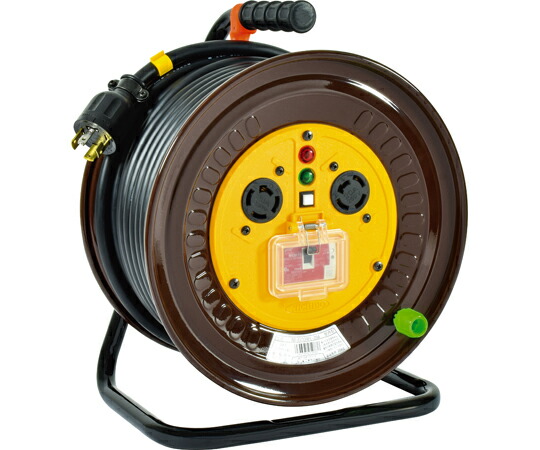 日動工業 コードリール 三相200V 極太3.5mm2電線 ロック（引掛）式 30m ND-EC330FL-20A 1個