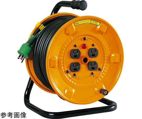 日動工業 コードリール 100V 屋内用 アース付 抜け止め式 30m NNP-E34N 1個