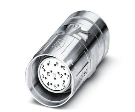フエニックス・コンタクト 丸型コネクタ 12極 M23 前面取り付け 1619496 1個