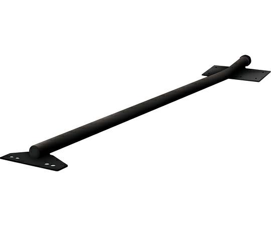 日動工業 ストレートアーム 黒 SS-900-BK 1個