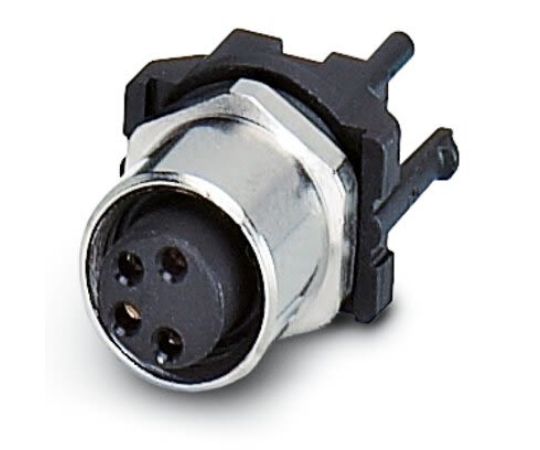 フエニックス・コンタクト 丸型コネクタ M8 背面取り付け 1袋(20個入) 1524789 1袋(20個入)