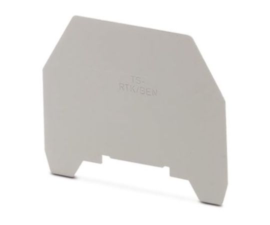 フエニックス・コンタクト DINレール取付用端子アクセサリ スペーサプレート TS-RTK-BENシリーズ 1箱(50個入) 0308210 1箱(50個入)