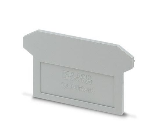 フエニックス・コンタクト DINレール取付用端子アクセサリ エンドカバー D-URK-NDシリーズ 1袋(50個入) 0701121 1袋(50個入)