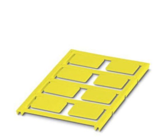 フエニックス・コンタクト 端子台マーキング UC-EMP（27X18）YE 端子ブロックマーカー 1箱(10個入) 0825446 1箱(10個入)