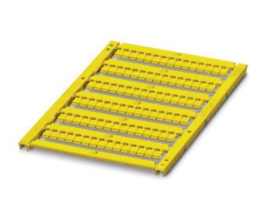 フエニックス・コンタクト 端子台マーキング UCT-TMF 4 YE マーカーラベル 1箱(10個入) 0828743 1箱(10個入)