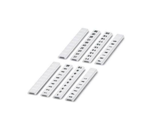 フエニックス・コンタクト 0808671：0001 LGS：FORTL.ZAHLEN 1-10 ZBF 5 フラット式クイックマーカー for use with 端子台幅：5 mm スナップ 1袋(10個入) 0808671:0001 1袋(10個入)