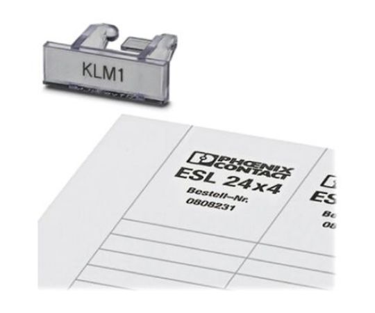 フエニックス・コンタクト 端子台マーキング KLM 1 + ESL 24X4 マーカーキャリア 1箱(100個入) 0809382 1箱(100個入)
