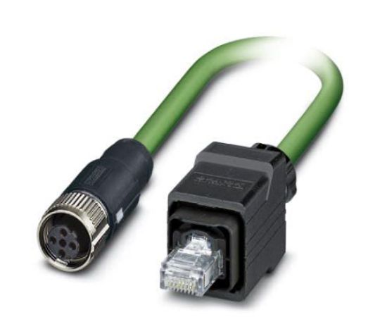 フエニックス・コンタクト イーサネットケーブル  5m  緑  遮蔽物付き添い人 1407551 1個 医薬品・コンタクト・介護-その他-治療機器