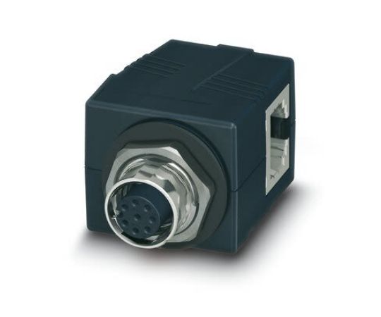 フエニックス・コンタクト イーサネットコネクタ メス M12コネクター 背面取り付け Cat6a 1414393 1個