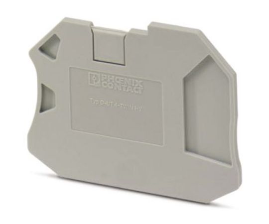 フエニックス・コンタクト DINレール取付用端子アクセサリ エンドカバー D-UT 4-TWIN HVシリーズ 1箱(50個入) 3000710 1箱(50個入)