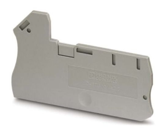 フエニックス・コンタクト DINレール取付用端子アクセサリ エンドカバー D-STU 10/ 4X2.5シリーズ 1箱(50個入) 3033197 1箱(50個入)