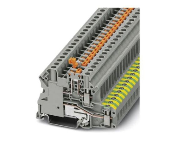 フエニックス・コンタクト アースブロック スクリュー UT 4-PE/MTシリーズ 20A 1箱(50個入) 3070011 1箱(50個入)