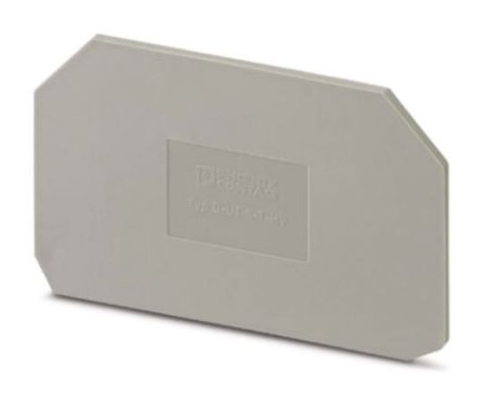 フエニックス・コンタクト DINレール取付用端子アクセサリ エンドカバー D-UT 6-T-HVシリーズ 1箱(50個入) 3070147 1箱(50個入)