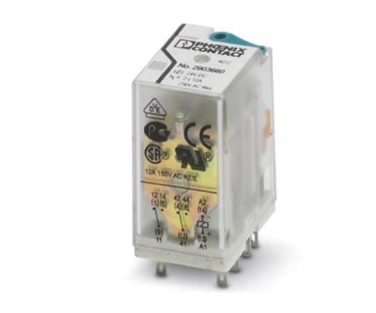 フエニックス・コンタクト パワーリレー 110V dc 2c接点 プラグイン タイプ 1箱(10個入) 2903663 1箱(10個入)