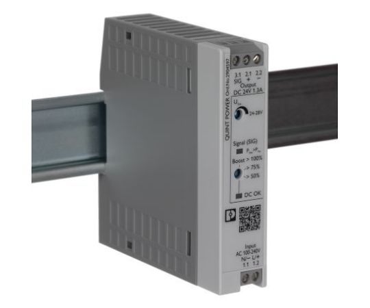 フエニックス・コンタクト DINレール取付け用スイッチング電源 2904597 出力：1.3A 定格：30W 入力電圧：ac dc 出力電圧：dc 24V dc/ 2904597 1個