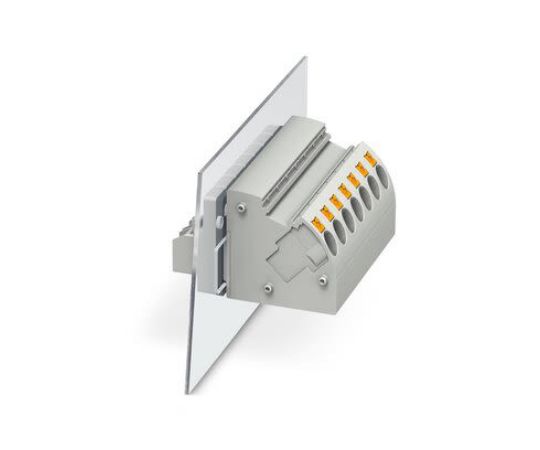 フエニックス・コンタクト パネルフィードスルー端子台  4-POT-SCM/Sシリーズ  8.1mmピッチ   1列  2.極 1袋(50個入) 3056941 1袋(50個入)