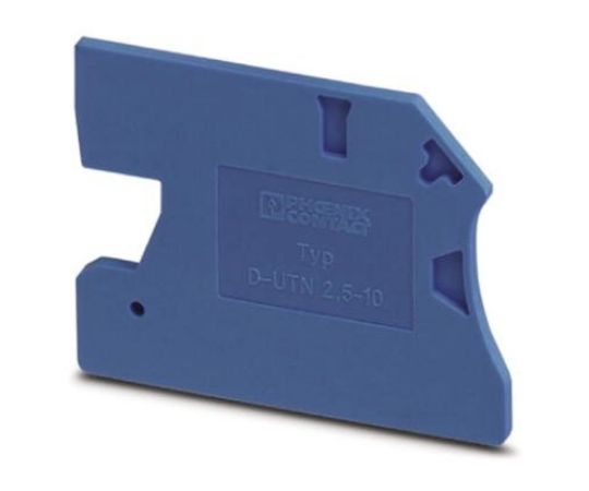 フエニックス・コンタクト DINレール取付用端子アクセサリ エンドカバー D-UTN 2.5/10シリーズ 1箱(50個入) 3245079 1箱(50個入)