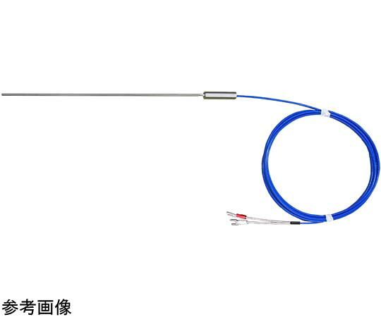 アズワン フッ素脂モールドシースK熱電対 Y端子M4付 ﾌｧｲ1.0mmX100粍 1本