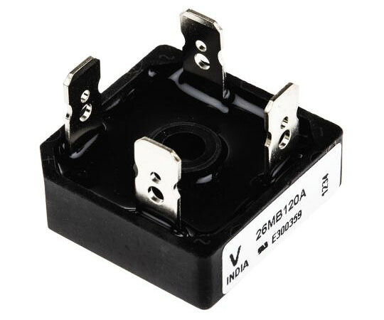 VISHAY 整流用 ブリッジダイオード 単相 25A 1200V 4-Pin D 34 1セット（20個入） VS-26MB120A 1セット(20個入)