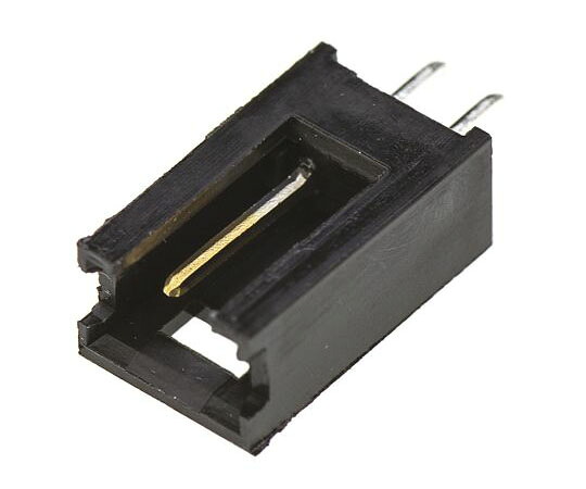 TE　Connectivity 基板接続用ヘッダ アンプモジュール 2極 2.54mm 1列 ストレート 1箱（1500個入） 280370-2 1箱(1500個入)