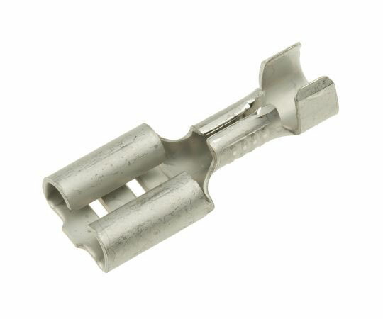 TE Connectivity ファストン端子 メス FASTON .250 シリーズ メス 6.35 x 0.81mm 18AWG to 16AWG 1箱(500個入) 41729-2 1箱(500個入)