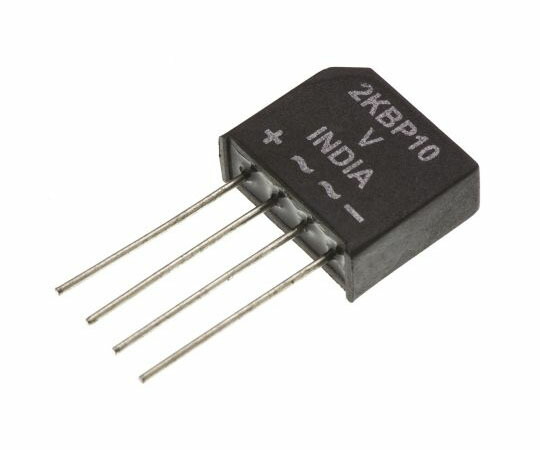 VISHAY 整流用 ブリッジダイオード 単相 2A 600V 4-Pin D 44 1袋（500個入） VS-2KBP06 1袋(500個入)