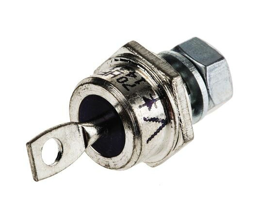 VISHAY 整流ダイオード スタッドカソード 70A 600V ねじ取り付け 2-Pin DO-5 1袋（100個入） VS-70HF60 1袋(100個入)