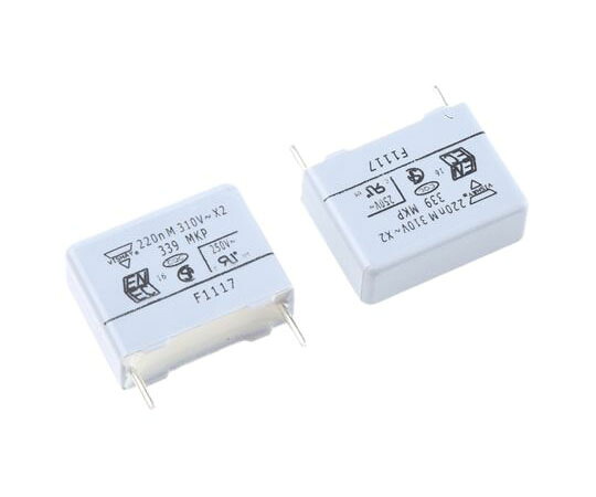 VISHAY ポリプロピレンフィルムコンデンサ 310V ac 220nF ±20％ 1箱（750個入） 2222 339 20224 1箱(750個入) 治療機器-医薬品・コンタクト・介護-その他