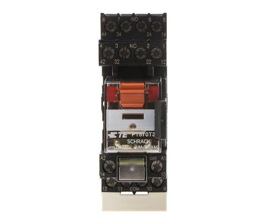 TE　Connectivity リレー　230V　ac　4c接点　6　A　DIN　Rail　PT PT5S7TD0 8-1415075-1 1個