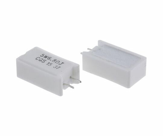 TE　Connectivity セメント抵抗器 SQM5シリーズ 6.8Ω 5W ±5％ 1箱（500個入） SQMW56R8J 1箱(500個入)