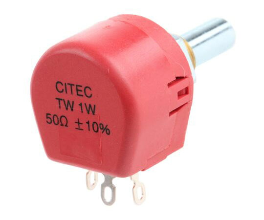 TE　Connectivity ポテンショメータ 50Ω 1W 1箱（500個入） TW1500KA 1箱(500個入)