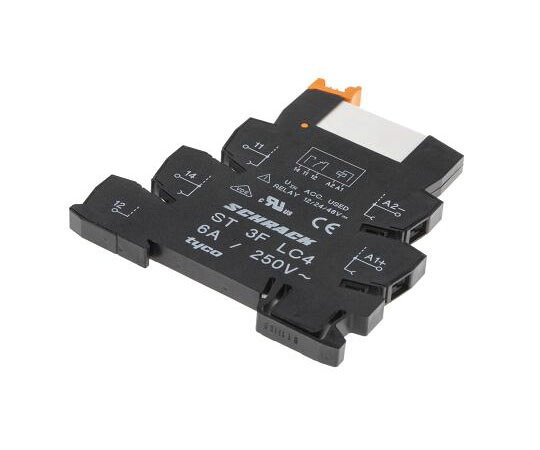 TE　Connectivity リレー　12V　dc　1c接点　6　A　DIN　Rail　SNR ST3P3LB2 3-1416100-1 1個