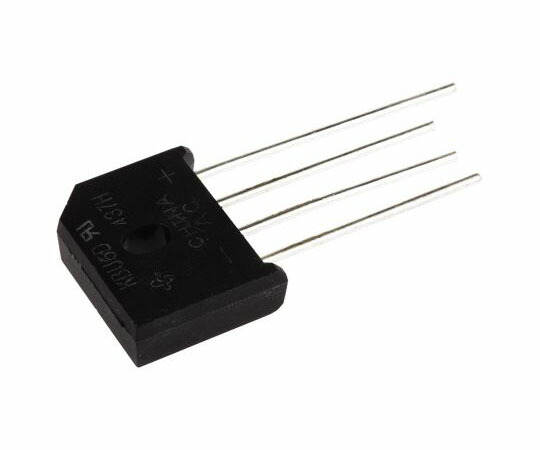 VISHAY 整流用 ブリッジダイオード 単相 6A 200V 4-Pin KBU 1セット（250個入） KBU6D-E4 1セット(250個入)