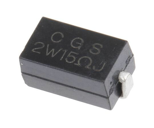 TE　Connectivity 巻線チップ抵抗器 電力用チップ抵抗器 2W 15Ω ±5％ 1セット（2000個入） SMW215RJT 1セット(2000個入)