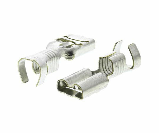 TE　Connectivity ファストン端子 メス FASTIN-FASTON .250 シリーズ メス 6.35 x 0.81mm 11AWG to 10AWG 1袋（500個入） 180384-2 1袋(500個入)