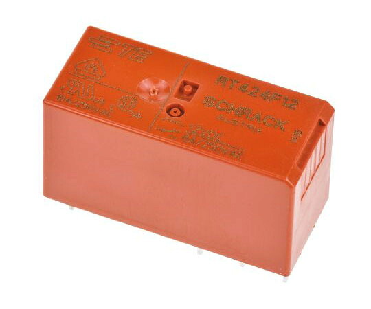 TE　Connectivity ラッチングリレー DPDT 12V dc 1セット（20個入） RT424F12 5-1393243-4 1セット(20個入)
